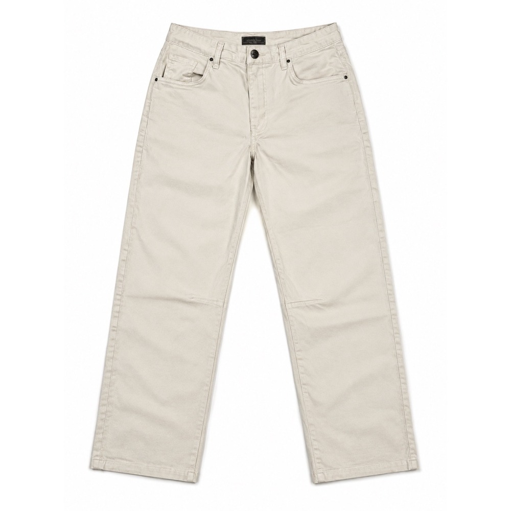Kut from the Kloth Meg Wide Leg Jeans Cream Off-White Size 6